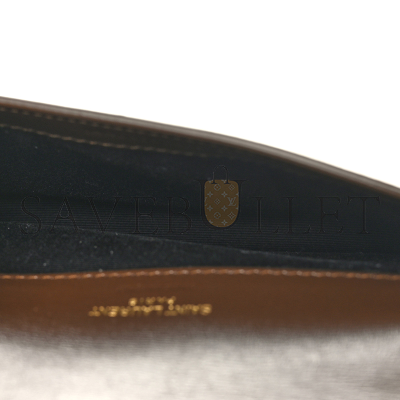 YSL CASSANDRE PHONE HOLDER IN SMOOTH LEATHER 6350950U40J3234 (18*11*2.5cm)